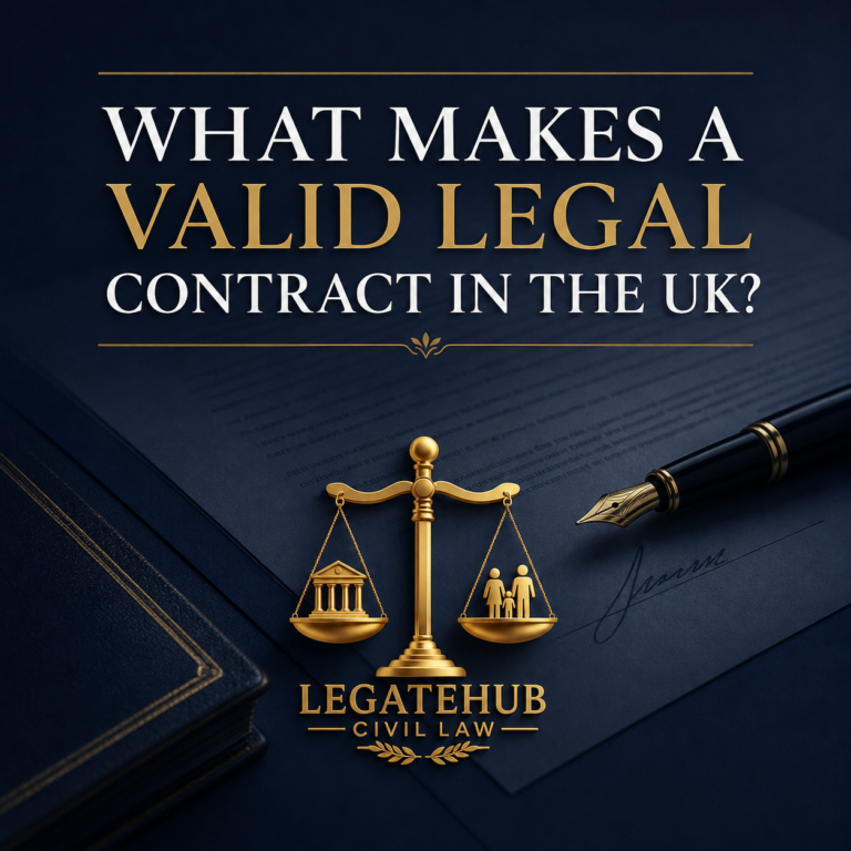 What Makes a Valid Legal Contract in the UK?