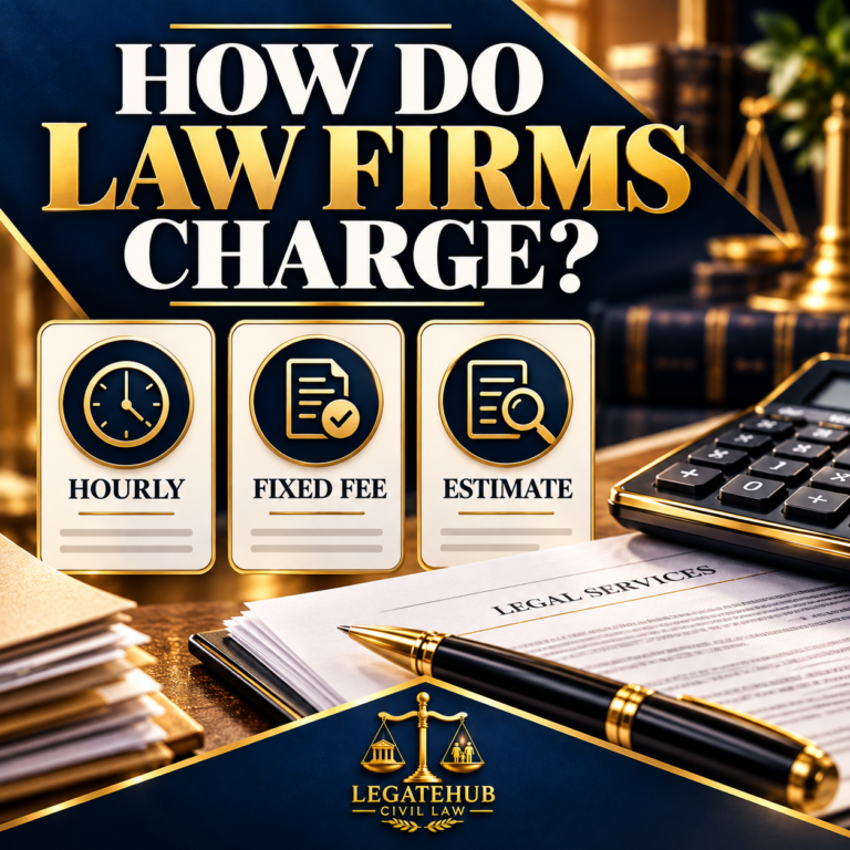 How Do UK Law Firms Charge for Their Services?