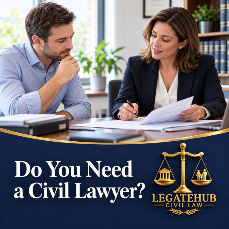 How Do I Know if I Need a Civil Lawyer?